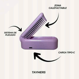 Cepillo Alisador Portátil Plegable
